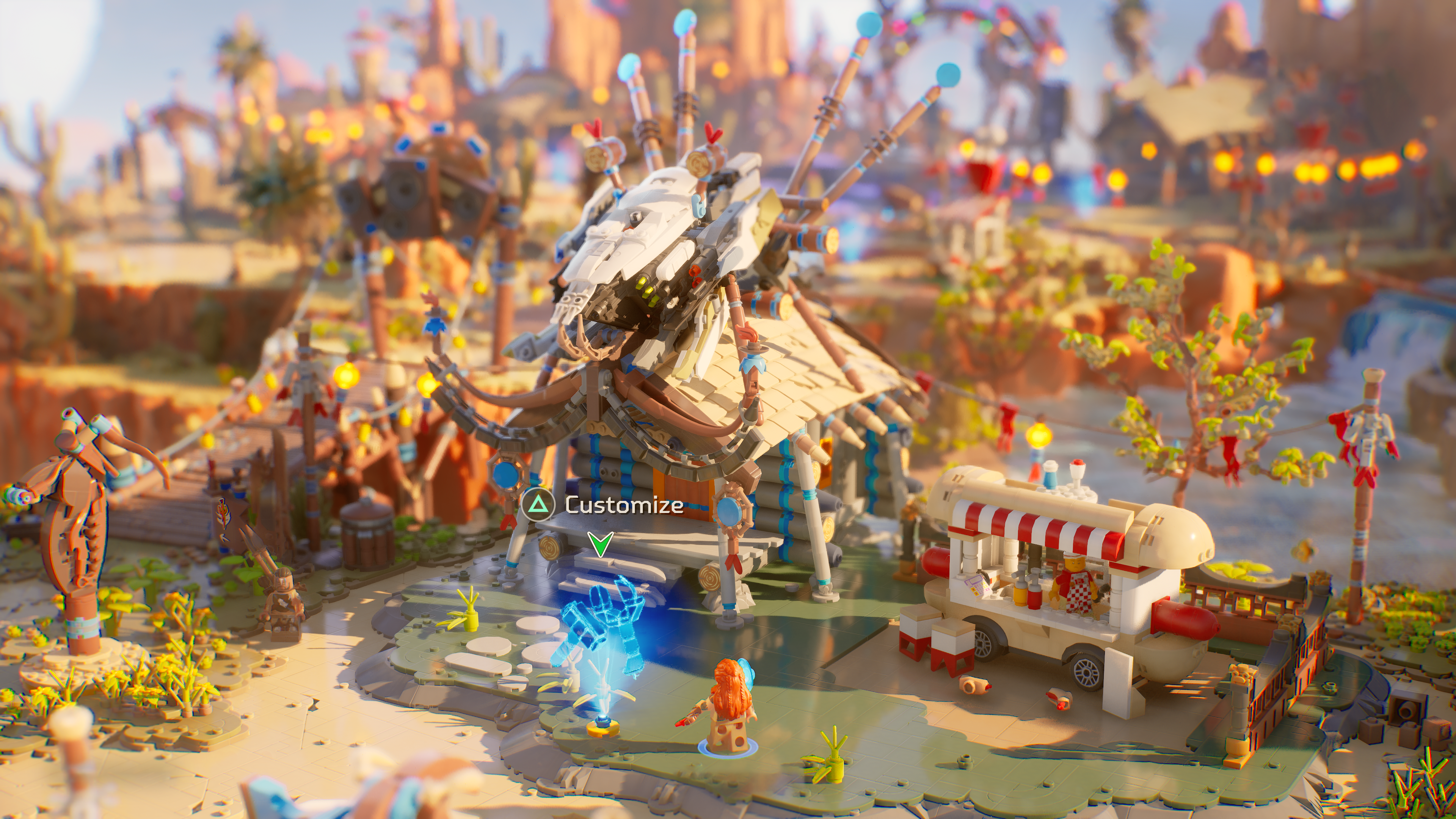 Screenshot van Mother's Heart in LEGO Horizon Adventures.